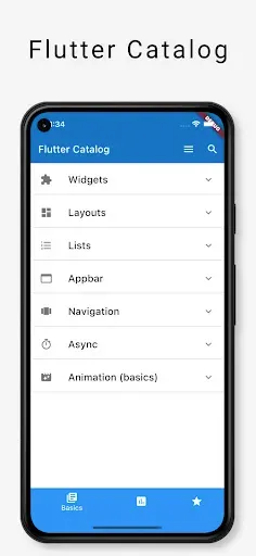 Скриншот 1 — Flutter Catalog