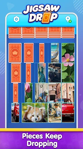 Скриншот 2 — Jigsaw Drop: Solitaire Puzzle