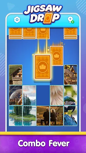 Скриншот 4 — Jigsaw Drop: Solitaire Puzzle
