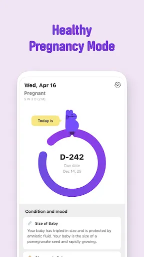Скриншот 6 — Bom Calendar - Period tracker