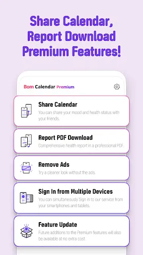 Скриншот 8 — Bom Calendar - Period tracker