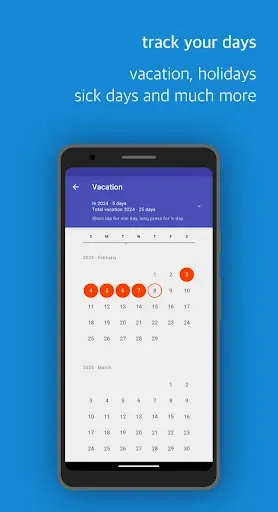Скриншот 7 — Swipetimes › Time tracker