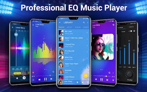 Скриншот 1 — Music Player - аудио плеер