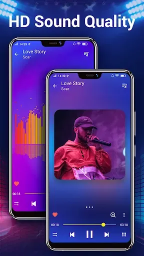 Скриншот 3 — Music Player - аудио плеер
