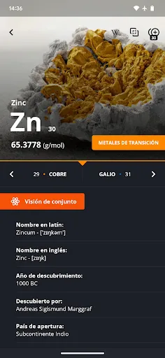 Скриншот 2 — Tabla Periódica 2026 - Química