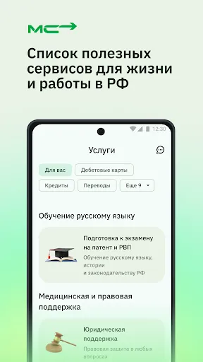 Скриншот 3 — Мигрант сервис — Патент・Работа
