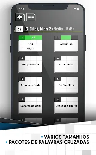 Скриншот 5 — Palavras Cruzadas em Português