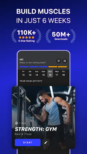 Скриншот 2 — Muscle Booster Workout Planner
