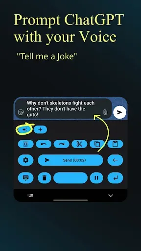 Скриншот 3 — Dictate Keyboard (Whisper AI)