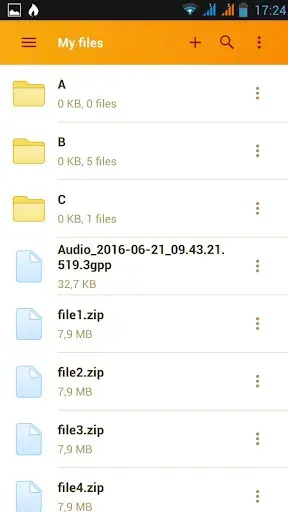 Скриншот 3 — Rapidgator файловый менеджер