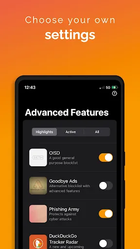 Скриншот 6 — Ad Blocker VPN & DNS – Blokada