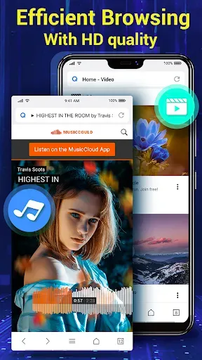 Скриншот 4 — Браузер для Android