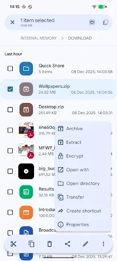 Скриншот 2 — Solid Explorer File Manager
