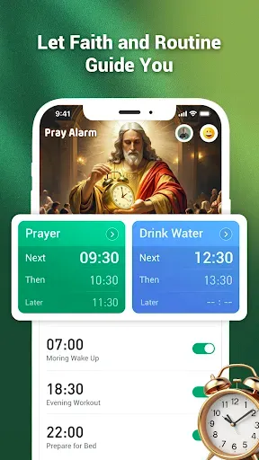 Скриншот 1 — Pray Alarm, Calendar & Bible
