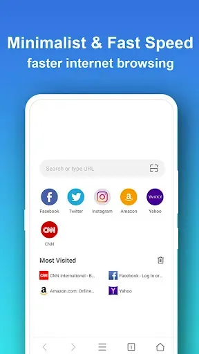 Скриншот 2 — Pure Web Browser - Adblocker