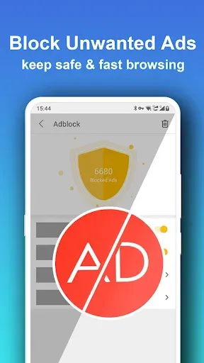 Скриншот 3 — Pure Web Browser - Adblocker