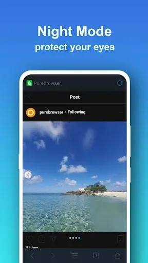 Скриншот 5 — Pure Web Browser - Adblocker
