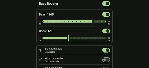 Скриншот 2 — Bass Booster
