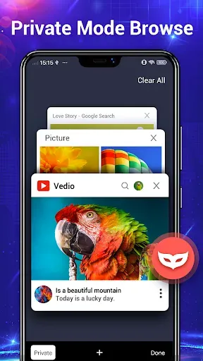 Скриншот 7 — Веб-браузер Lite - Fast&Secure