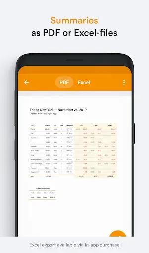 Скриншот 4 — Splid – Split group bills
