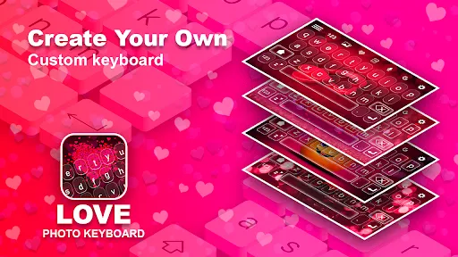 Скриншот 1 — Love Photo Keyboard Theme 2023