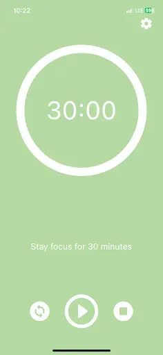 Скриншот 1 — Pomodoro — Focus Timer