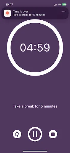 Скриншот 2 — Pomodoro — Focus Timer