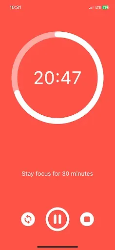 Скриншот 3 — Pomodoro — Focus Timer