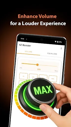 Скриншот 1 — Volume Booster - Sound Booster