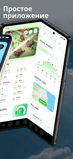 Скриншот 2 — Overdrop - Weather & Widgets