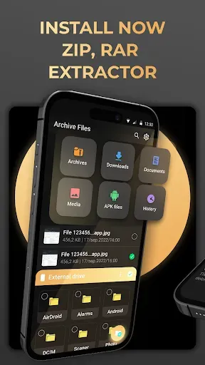 Скриншот 1 — Zip, Rar Архиватор